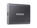 SAMSUNG SAMSUNG Portable SSD T7 Festplatte, 2 TB SSD, extern, Titan grey, 2 TB,