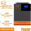 PowMr 5600W 48V Solar Wechselrichter Off Grid + MPPT 80A Ladegerä In Parallel