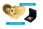 Goldmnze Heart Best Mom 999/1000 Gold