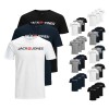 3er Pack JACK & JONES Herren Shirts T-Shirts Logo Tee Crew Neck