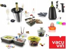 Vacu Vin Geschenkbox: Wein, Sekt Champagner, Party, Tapas + 4 Eierkissen Gratis