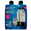 Sodastream Trinkflasche DuoPack 2x 1L Ersatzflasche PET Transparent MHD 04/22