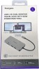 Targus DOCK423EU Portable USB-C Travel Hub for Dual 4k Monitor 100W Passthrough