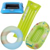 Wehncke - Kinder-Badeset (Schwimmring, Kinderboot, Luftmatratze) + Cooler Float