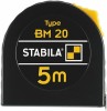 STABILA Taschenbandma BM20 5m Stahlband mit cm/mm-Teilung ohne LOGO Polyamid