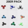 20ER Fidget Spinner Anti-Stress Konzentration Hand Spinner Leuchtend Spielzeug