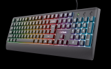 Trust Verkabelt LED Beleuchtet Keyboard Kabelgebunden Gaming-Tastatur DE QWERTZ