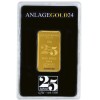 Goldbarren 25 g Jubilums-Goldbarren Anlagegold24