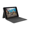 Logitech Rugged Folio iPad KeyBoard Case fr Apple iPad 7./8./9. Gen DE Grau