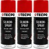 3x400 ml SILIKONSPRAY SCHMIERMITTEL TECPO SILICON-SPRAY TRENNMITTEL GLEITMITTEL