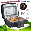 Severin Elektro Barbecue-Tisch-Grill BBQ eBBQ bis 500C OLED Kernthermometer