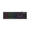 RGB LED Gaming QWERTZ Tastatur Schwarz USB Keyboard Beleuchtet Deutsches Layout