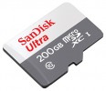 SANDISK SANDISK Ultra, Micro-SDXC Speicherkarte, 200 GB, 100 MB/s Speicherkarte