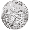 Australien 1 $  2024 Quokka  1 OZ Silber 999.9 ST / BU