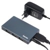 Hama 4-Port USB 3.0 Aktiv USB-Hub mit Netzteil Adapter Verteiler fr PC Notebook